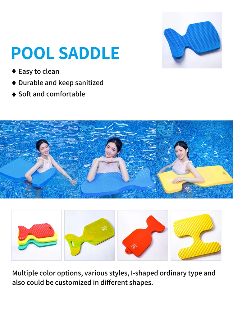 Multipurpose Water Swimming Seat Pad Mat Non-Inflatable Super Buoyant NBR Foam Printed Pool Saddle Float Whale Tail