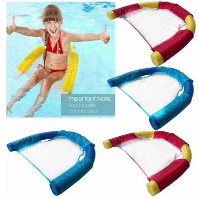 Hamaca flotante de agua, sillón inflable para natación