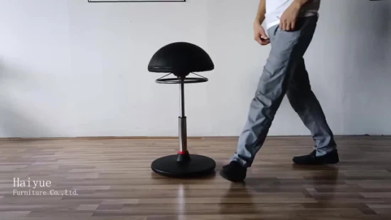 Silla de oficina con soporte para sentarse y equilibrio inflable con estabilidad para ejercicio